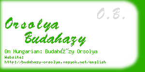 orsolya budahazy business card